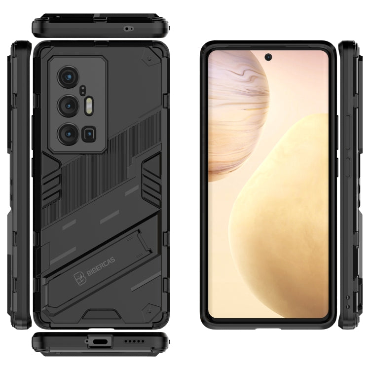 For vivo X70 Pro+ Punk Armor 2 in 1 PC + TPU Shockproof Case with Invisible Holder