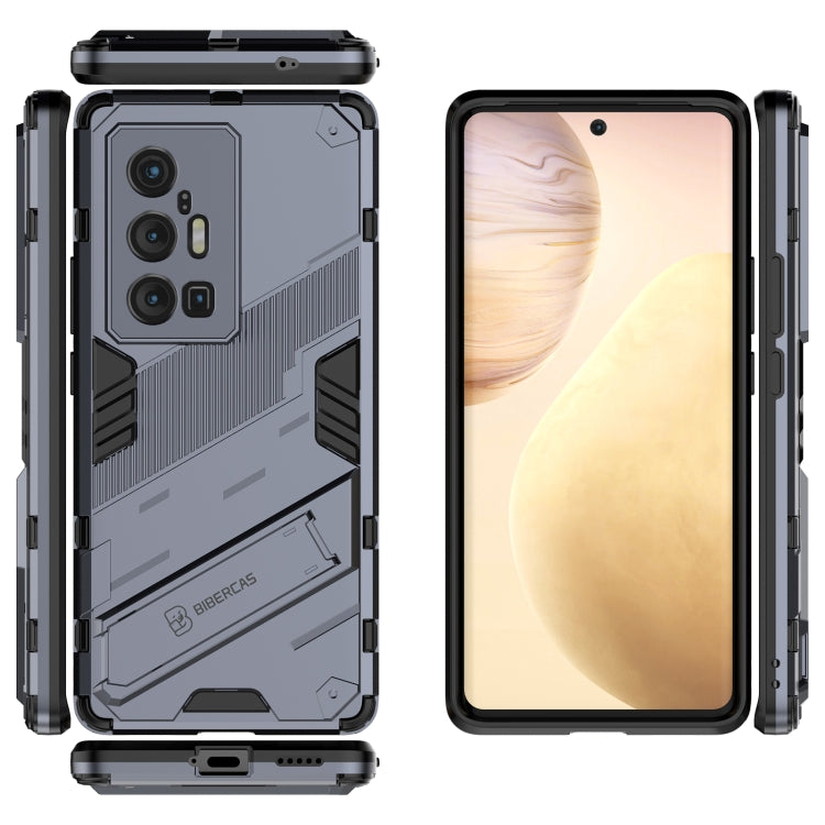 For vivo X70 Pro+ Punk Armor 2 in 1 PC + TPU Shockproof Case with Invisible Holder