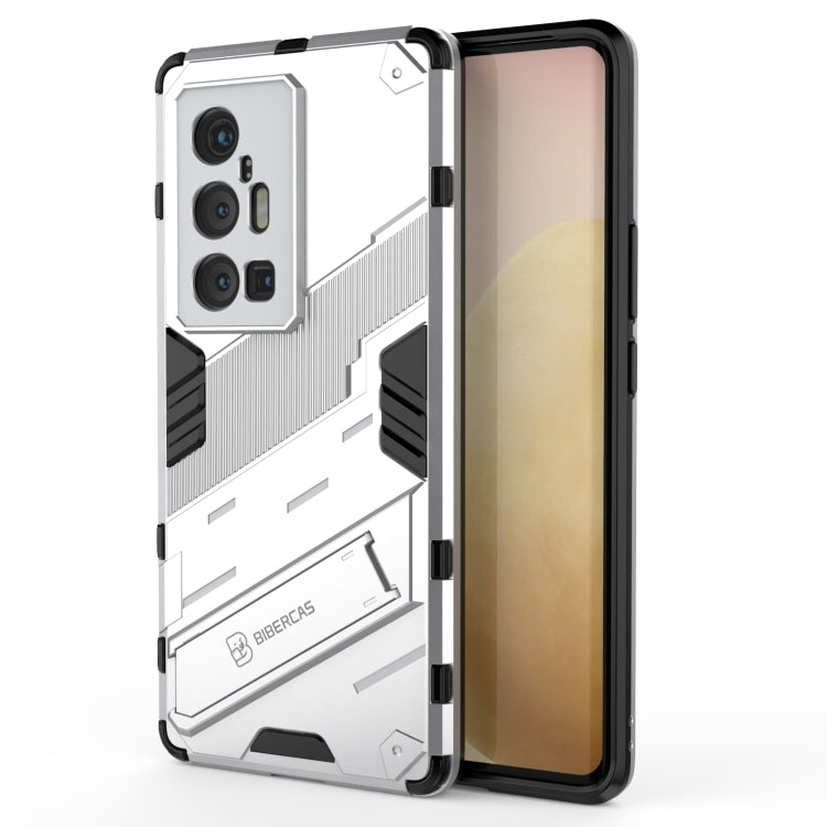 For vivo X70 Pro+ Punk Armor 2 in 1 PC + TPU Shockproof Case with Invisible Holder