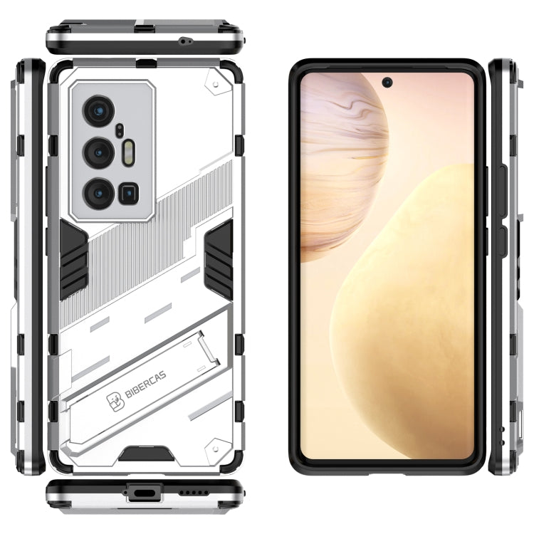 For vivo X70 Pro+ Punk Armor 2 in 1 PC + TPU Shockproof Case with Invisible Holder