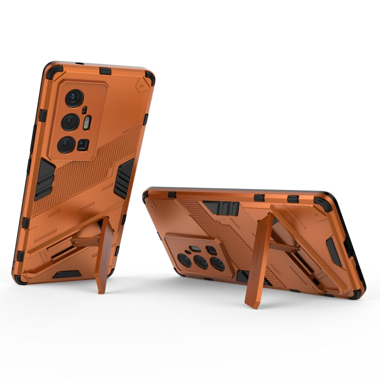 For vivo X70 Pro+ Punk Armor 2 in 1 PC + TPU Shockproof Case with Invisible Holder