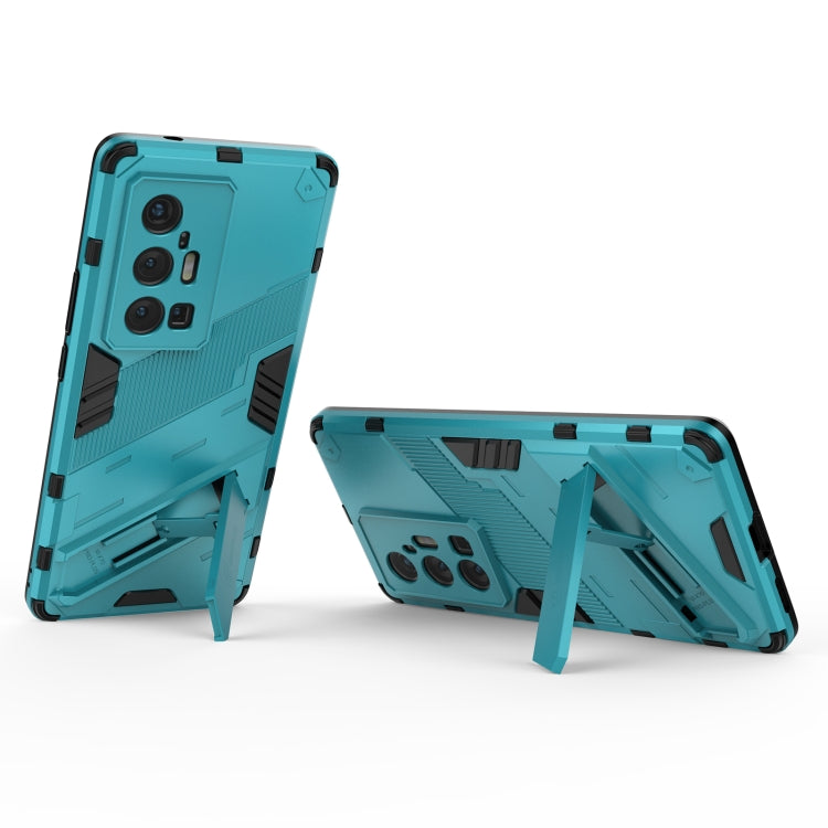 For vivo X70 Pro+ Punk Armor 2 in 1 PC + TPU Shockproof Case with Invisible Holder