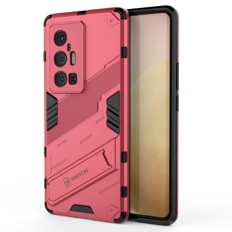 For vivo X70 Pro+ Punk Armor 2 in 1 PC + TPU Shockproof Case with Invisible Holder