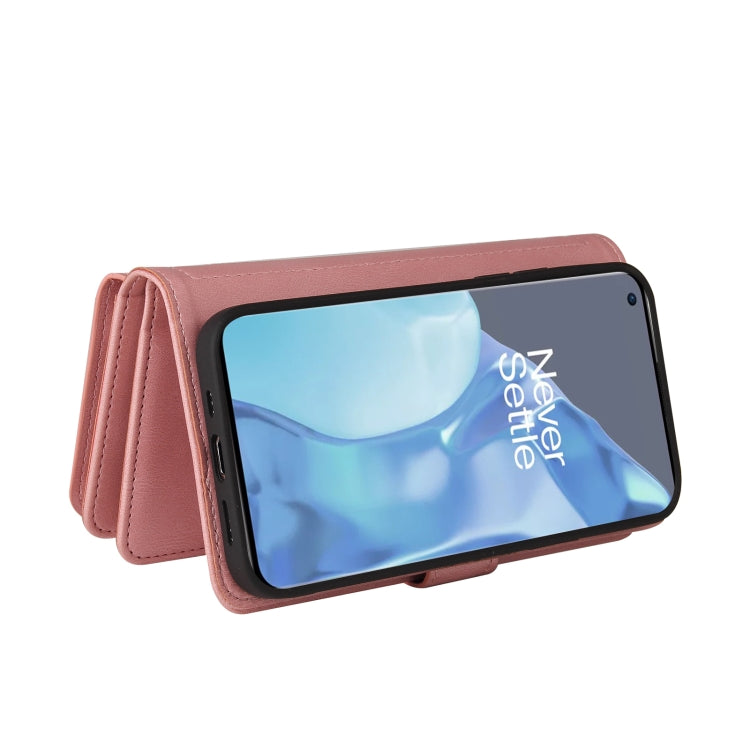 For OnePlus 9 Pro Skin Feel PU + TPU Horizontal Flip Leather Case With Holder & 15 Cards Slot & Wallet & Zipper Pocket & Lanyard