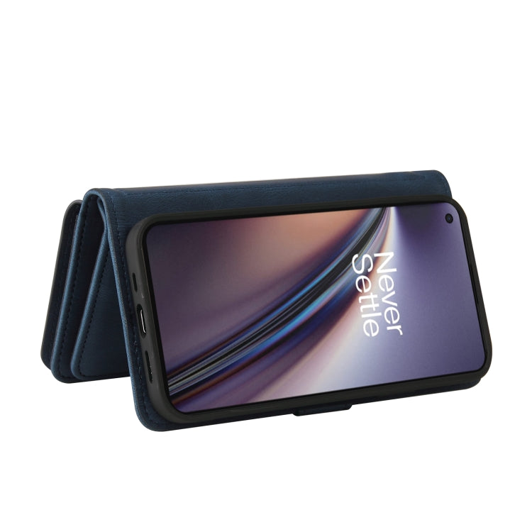 For OnePlus Nord CE 5G Skin Feel PU + TPU Horizontal Flip Leather Case With Holder & 15 Cards Slot & Wallet & Zipper Pocket & Lanyard