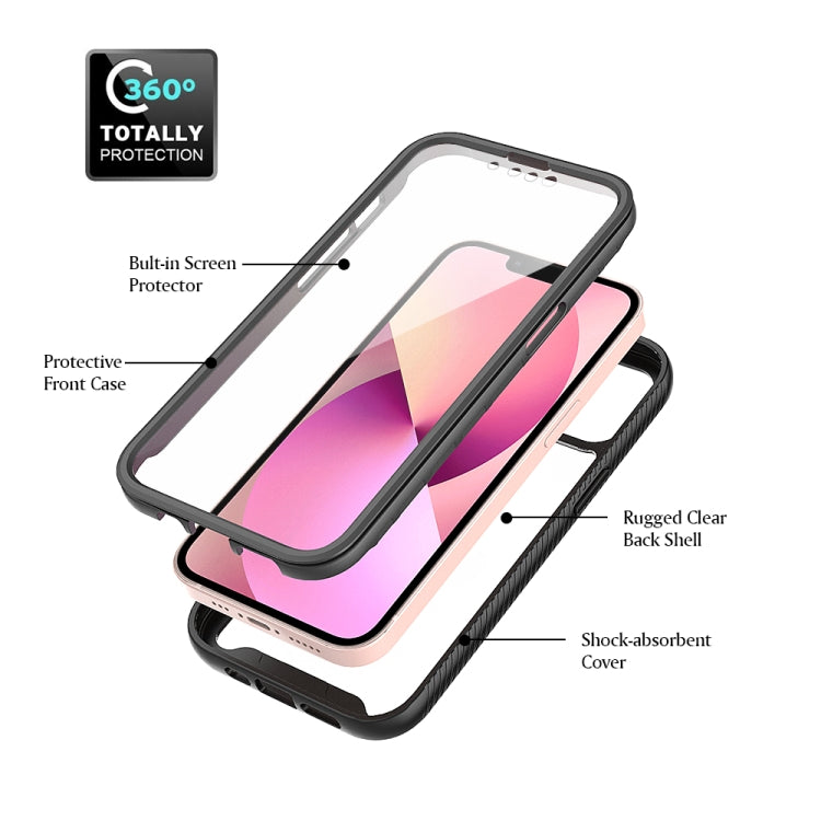 For iPhone 13 Starry Sky Solid Color Series Shockproof PC + TPU Case with PET Film