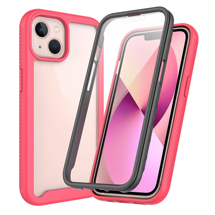 For iPhone 13 Starry Sky Solid Color Series Shockproof PC + TPU Case with PET Film