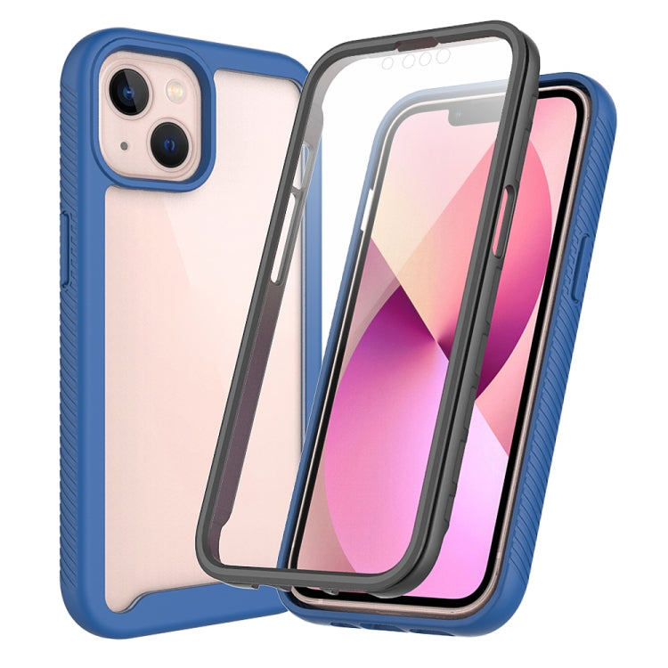 For iPhone 13 Starry Sky Solid Color Series Shockproof PC + TPU Case with PET Film