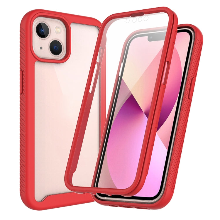 For iPhone 13 Starry Sky Solid Color Series Shockproof PC + TPU Case with PET Film