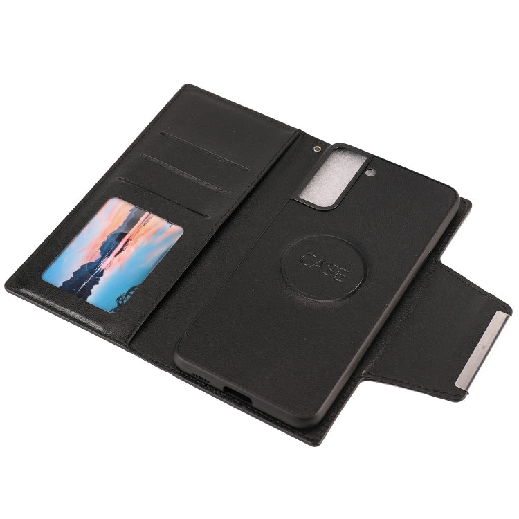 For Samsung Galaxy S21+ 5G Ultra-thin Separable Magnetic Horizontal Flip Leather Case with Card Slot & Wallet