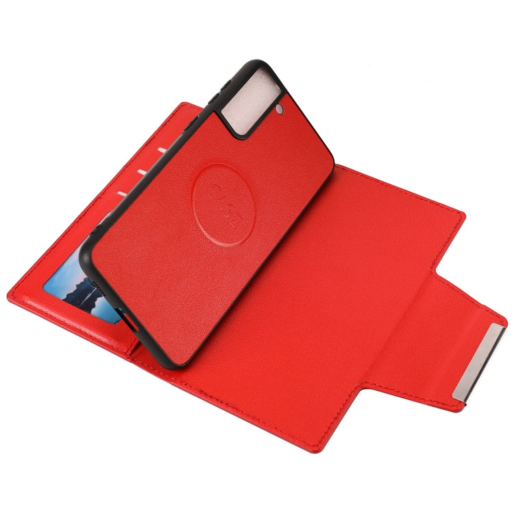 For Samsung Galaxy S21+ 5G Ultra-thin Separable Magnetic Horizontal Flip Leather Case with Card Slot & Wallet