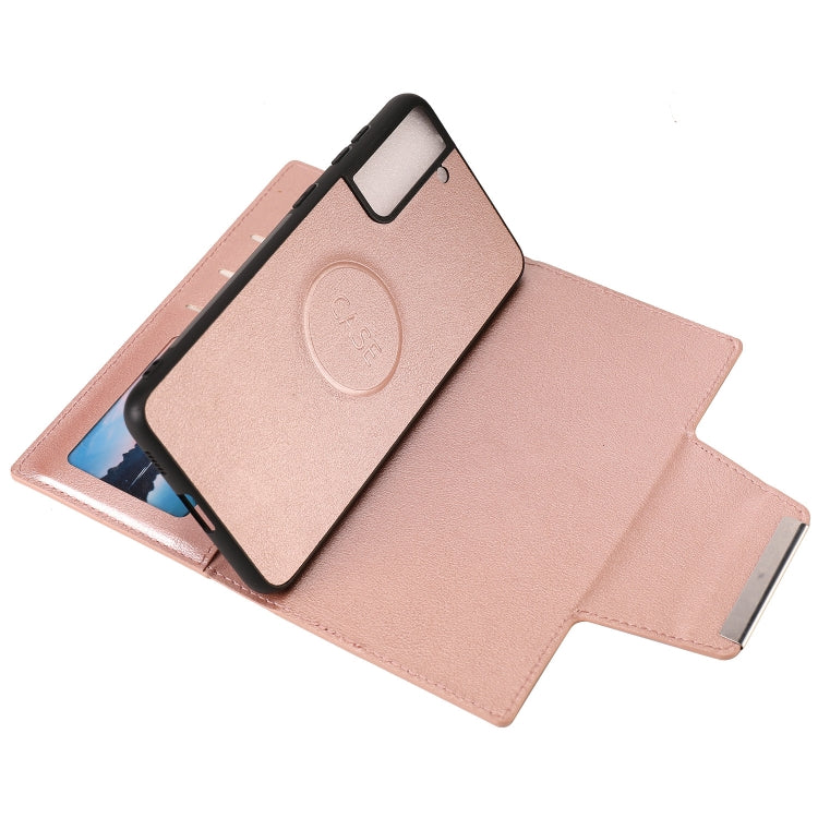 For Samsung Galaxy S21 Ultra 5G Ultra-thin Separable Magnetic Horizontal Flip Leather Case with Card Slot & Wallet