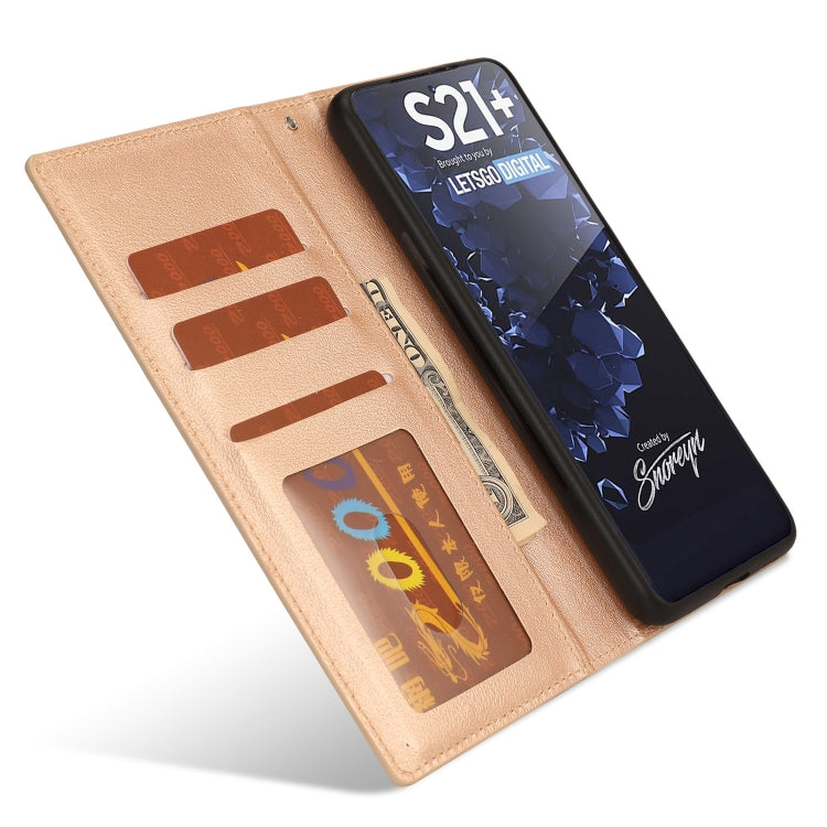 For Samsung Galaxy S21 Ultra 5G Ultra-thin Separable Magnetic Horizontal Flip Leather Case with Card Slot & Wallet