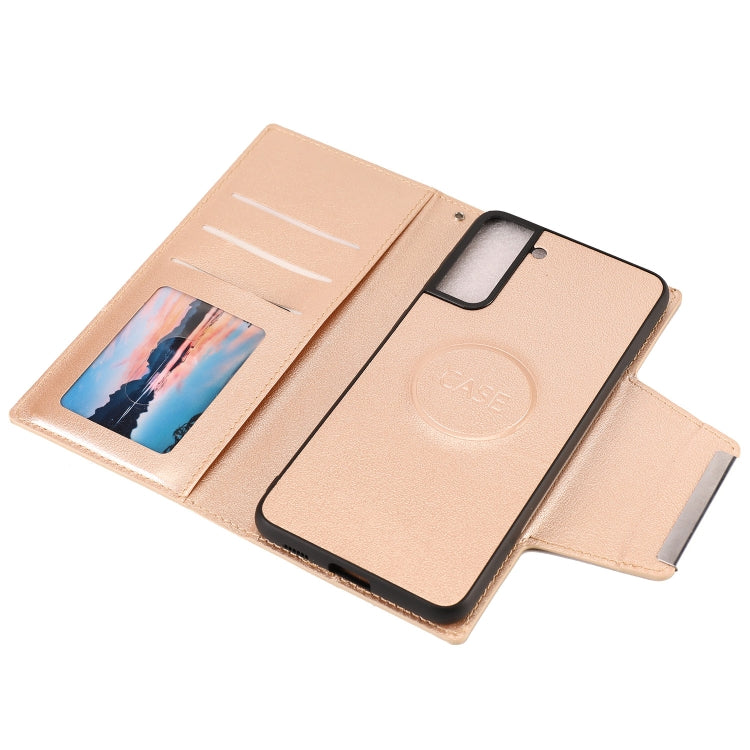 For Samsung Galaxy S21 Ultra 5G Ultra-thin Separable Magnetic Horizontal Flip Leather Case with Card Slot & Wallet
