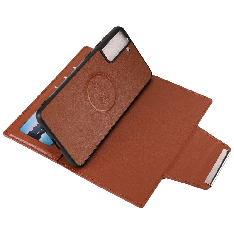 For Samsung Galaxy S21 Ultra 5G Ultra-thin Separable Magnetic Horizontal Flip Leather Case with Card Slot & Wallet