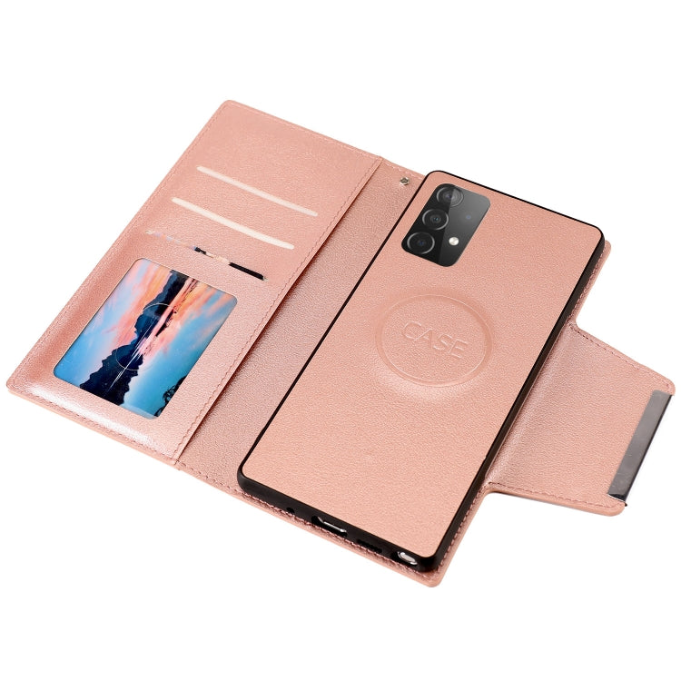 For Samsung Galaxy A52 5G / 4G Ultra-thin Separable Magnetic Horizontal Flip Leather Case with Card Slot & Wallet