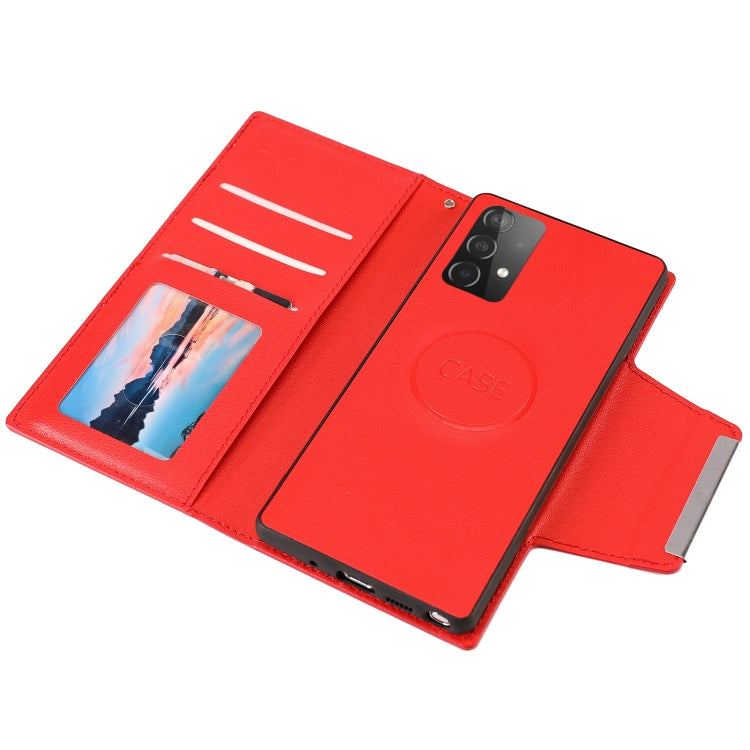 For Samsung Galaxy A52 5G / 4G Ultra-thin Separable Magnetic Horizontal Flip Leather Case with Card Slot & Wallet