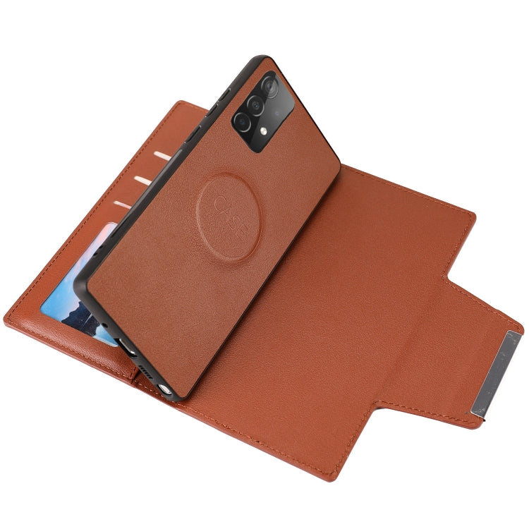 For Samsung Galaxy A52 5G / 4G Ultra-thin Separable Magnetic Horizontal Flip Leather Case with Card Slot & Wallet