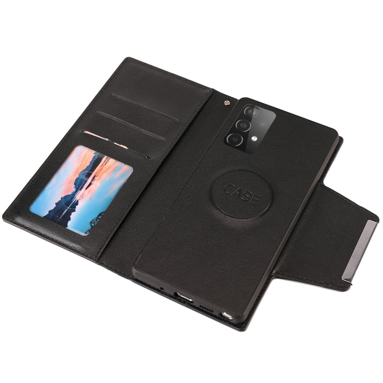 For Samsung Galaxy A72 5G / 4G Ultra-thin Separable Magnetic Horizontal Flip Leather Case with Card Slot & Wallet
