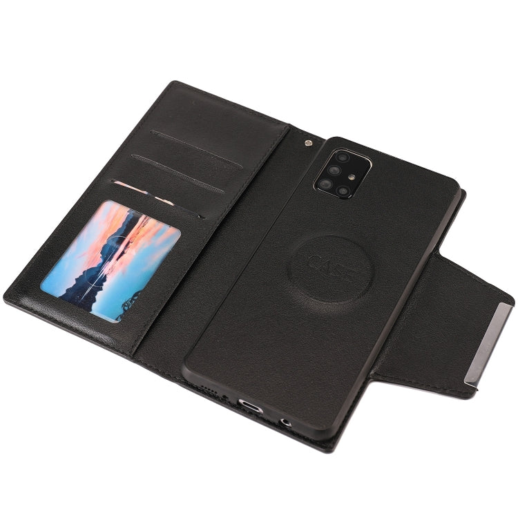 For Samsung Galaxy A71 Ultra-thin Separable Magnetic Horizontal Flip Leather Case with Card Slot & Wallet