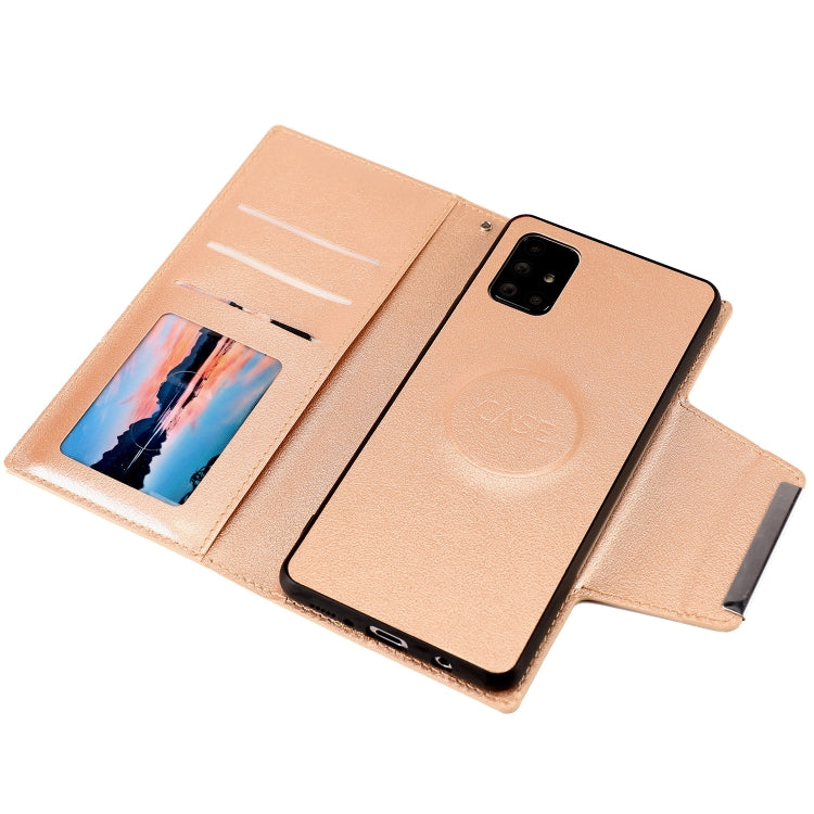 For Samsung Galaxy A71 Ultra-thin Separable Magnetic Horizontal Flip Leather Case with Card Slot & Wallet