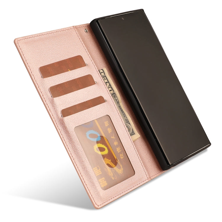 For Samsung Galaxy Note20 Ultra Ultra-thin Separable Magnetic Horizontal Flip Leather Case with Card Slot & Wallet