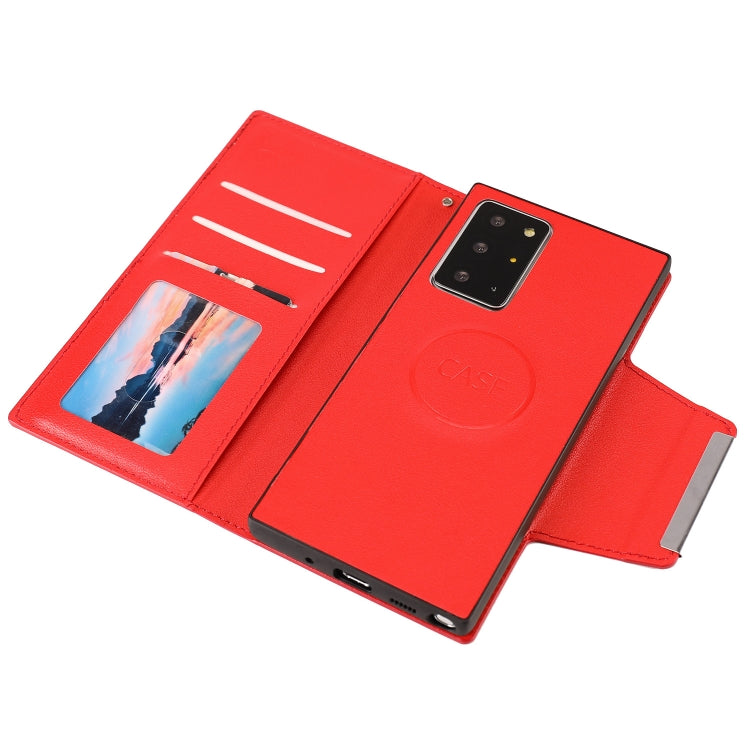 For Samsung Galaxy Note20 Ultra Ultra-thin Separable Magnetic Horizontal Flip Leather Case with Card Slot & Wallet