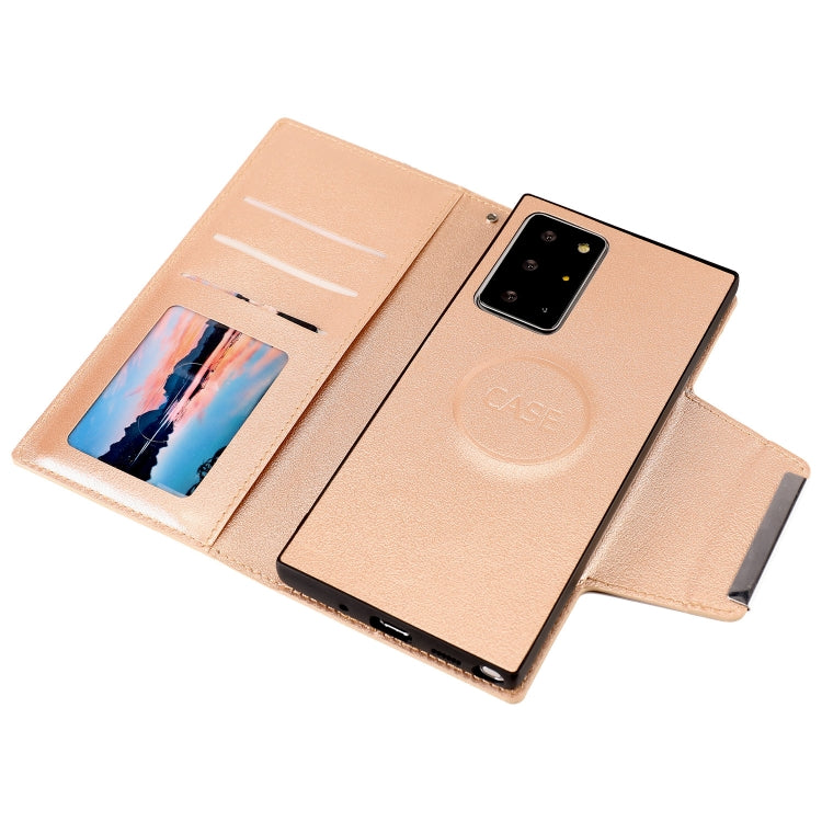For Samsung Galaxy Note20 Ultra Ultra-thin Separable Magnetic Horizontal Flip Leather Case with Card Slot & Wallet