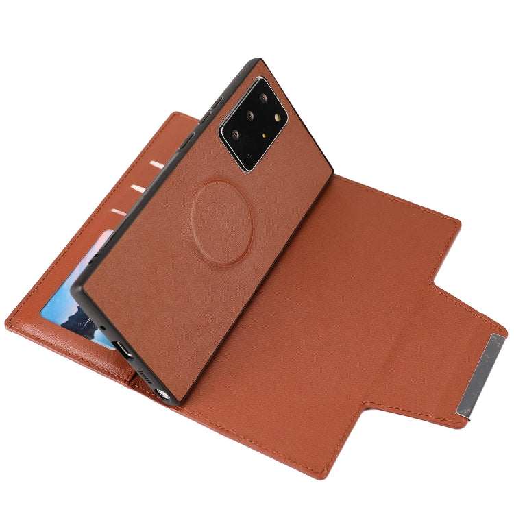 For Samsung Galaxy Note20 Ultra Ultra-thin Separable Magnetic Horizontal Flip Leather Case with Card Slot & Wallet