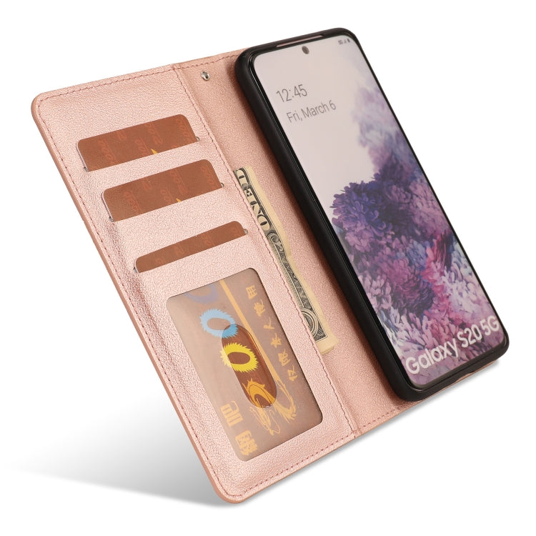 For Samsung Galaxy S20 Ultra-thin Separable Magnetic Horizontal Flip Leather Case with Card Slot & Wallet