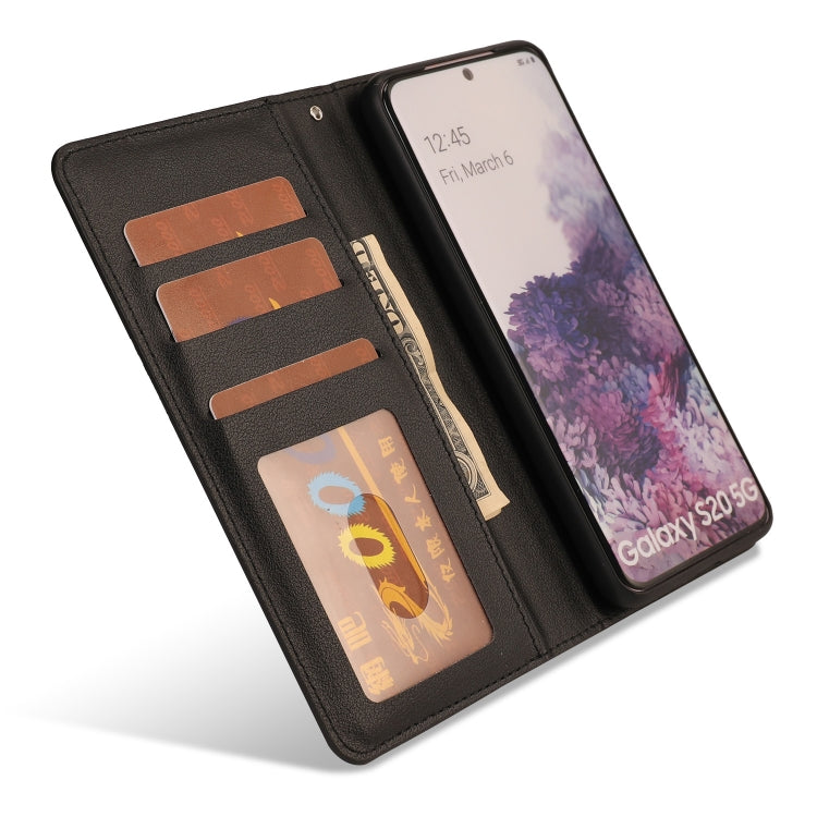 For Samsung Galaxy S20 Ultra-thin Separable Magnetic Horizontal Flip Leather Case with Card Slot & Wallet