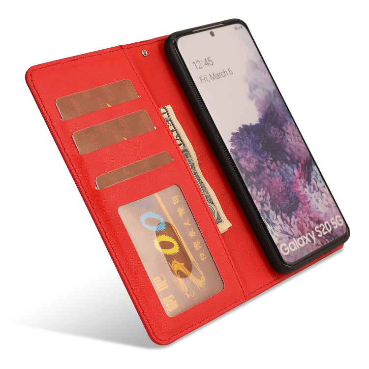 For Samsung Galaxy S20 Ultra-thin Separable Magnetic Horizontal Flip Leather Case with Card Slot & Wallet