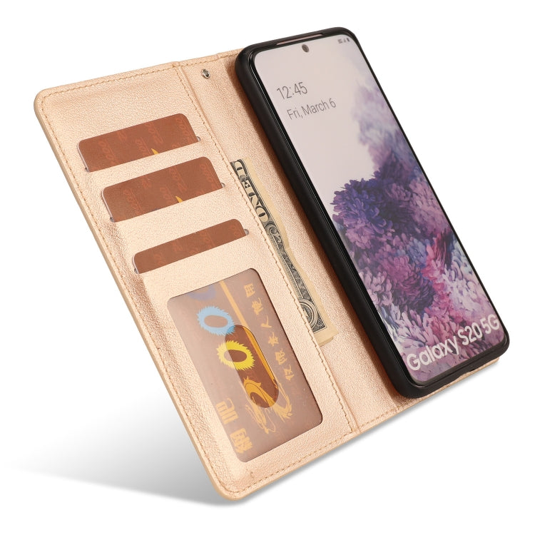 For Samsung Galaxy S20 Ultra-thin Separable Magnetic Horizontal Flip Leather Case with Card Slot & Wallet