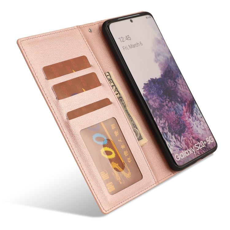 For Samsung Galaxy S20+ Ultra-thin Separable Magnetic Horizontal Flip Leather Case with Card Slot & Wallet