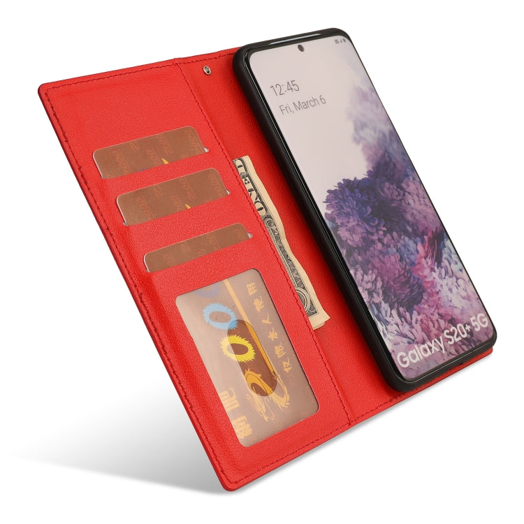 For Samsung Galaxy S20+ Ultra-thin Separable Magnetic Horizontal Flip Leather Case with Card Slot & Wallet
