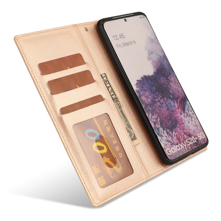 For Samsung Galaxy S20+ Ultra-thin Separable Magnetic Horizontal Flip Leather Case with Card Slot & Wallet