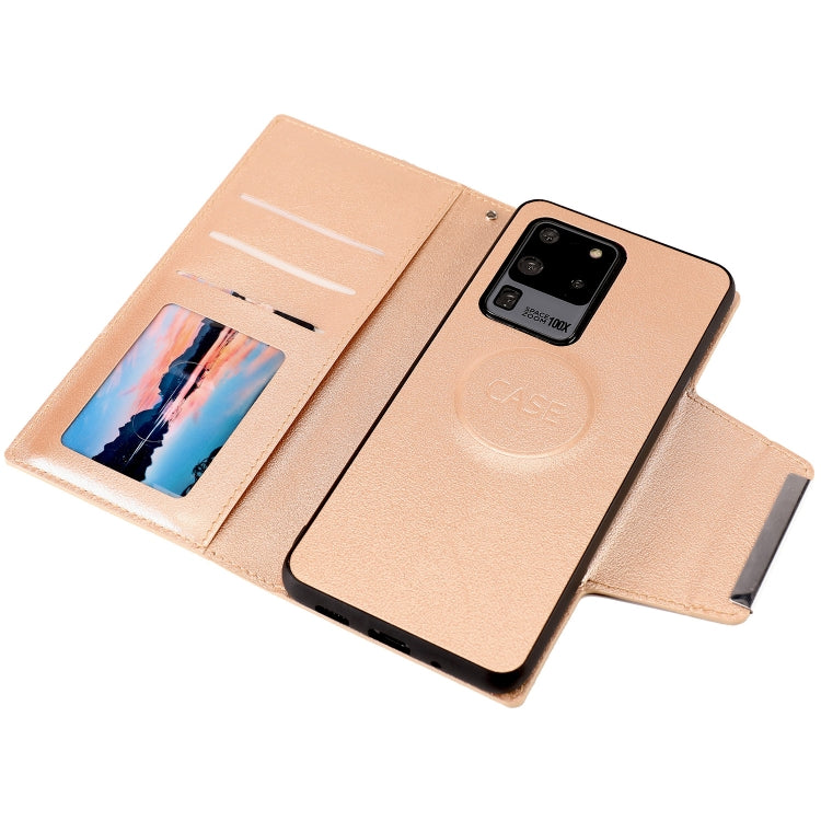 For Samsung Galaxy S20 Ultra Ultra-thin Separable Magnetic Horizontal Flip Leather Case with Card Slot & Wallet