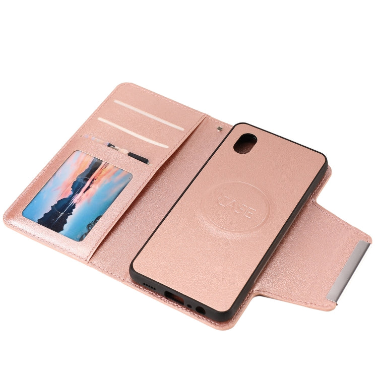 For Samsung Galaxy A01 Core Ultra-thin Separable Magnetic Horizontal Flip Leather Case with Card Slot & Wallet