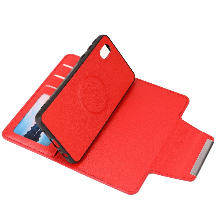 For Samsung Galaxy A01 Core Ultra-thin Separable Magnetic Horizontal Flip Leather Case with Card Slot & Wallet