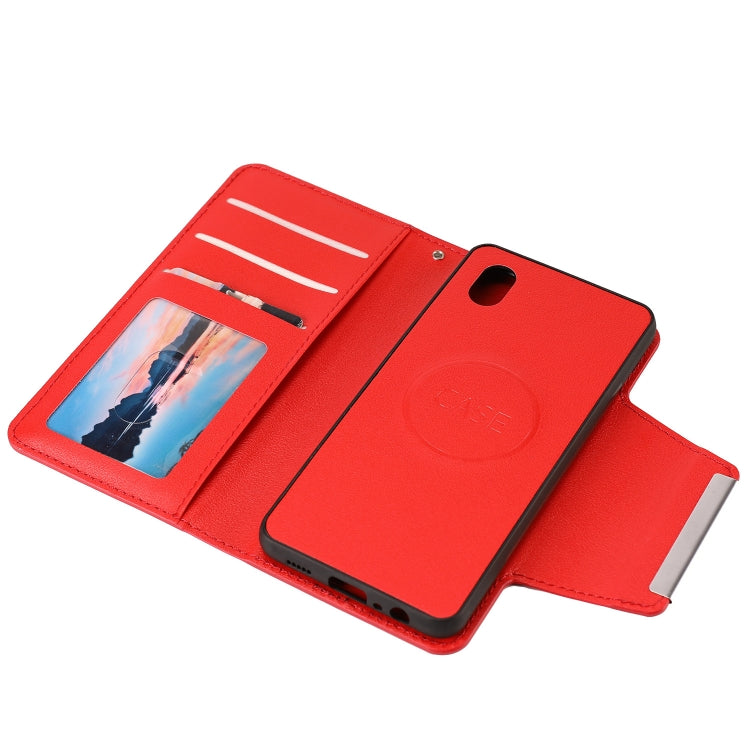 For Samsung Galaxy A01 Core Ultra-thin Separable Magnetic Horizontal Flip Leather Case with Card Slot & Wallet