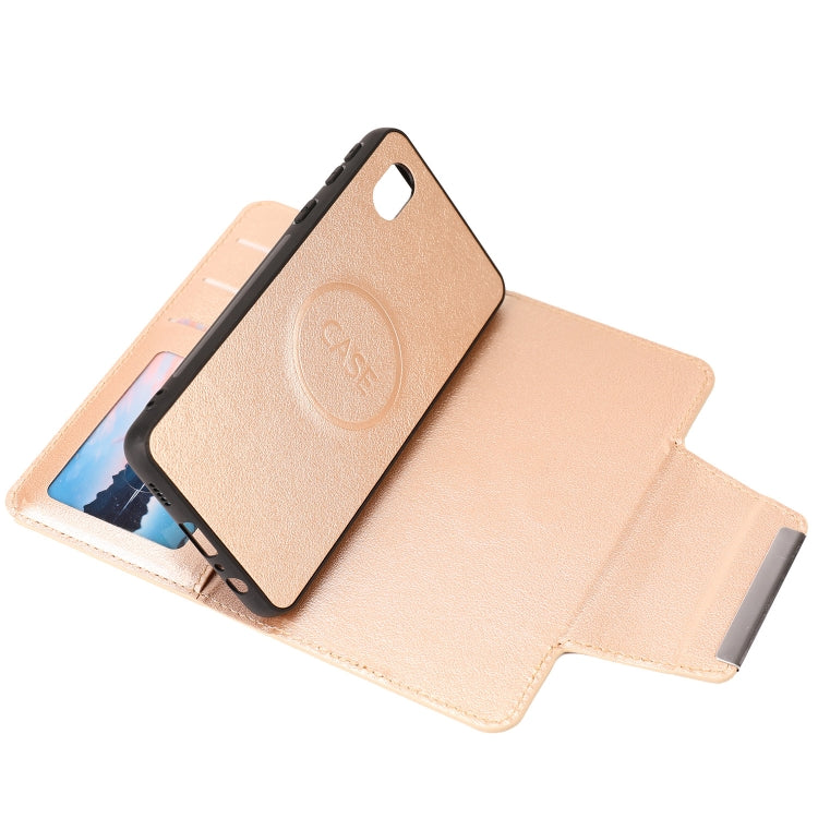 For Samsung Galaxy A01 Core Ultra-thin Separable Magnetic Horizontal Flip Leather Case with Card Slot & Wallet