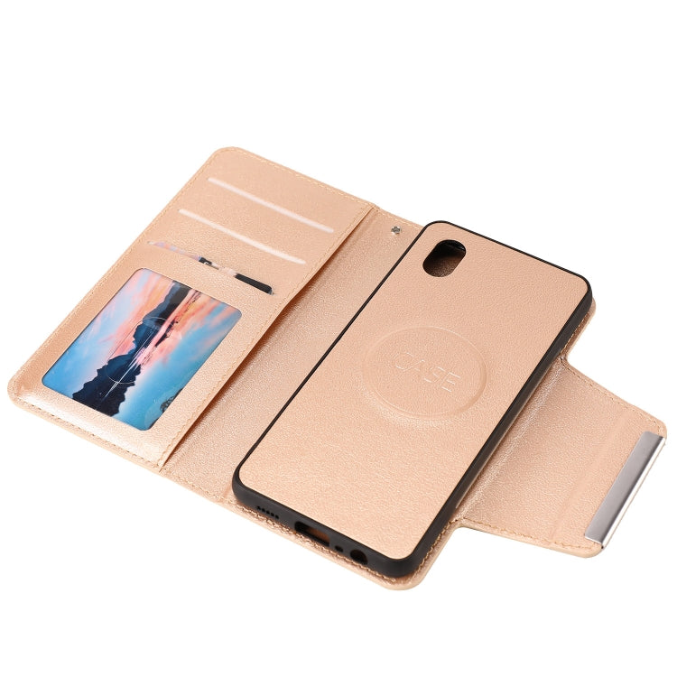 For Samsung Galaxy A01 Core Ultra-thin Separable Magnetic Horizontal Flip Leather Case with Card Slot & Wallet