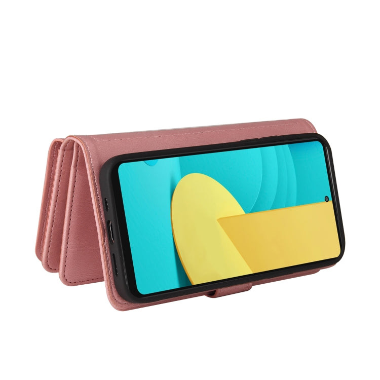 For LG Stylo 7 / Stylo 7 5G Skin Feel PU + TPU Horizontal Flip Leather Case With Holder & 15 Cards Slot & Wallet & Zipper Pocket & Lanyard