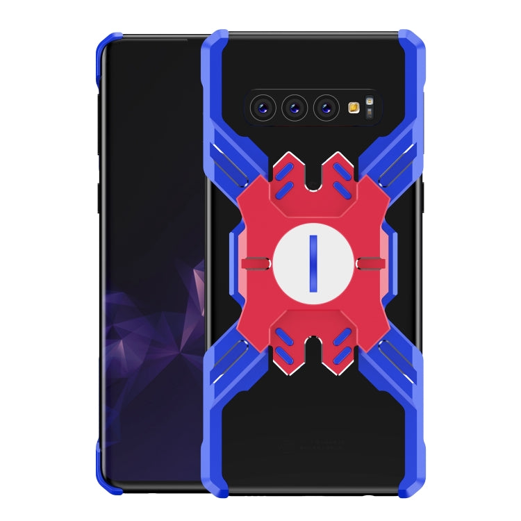 For Galaxy S10e Hero Series Anti-fall Wear-resistant Metal Protective Case with Bracket
