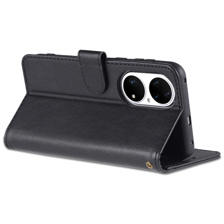 For Huawei P50 AZNS Sheepskin Texture Horizontal Flip Leather Case with Holder & Card Slots & Wallet