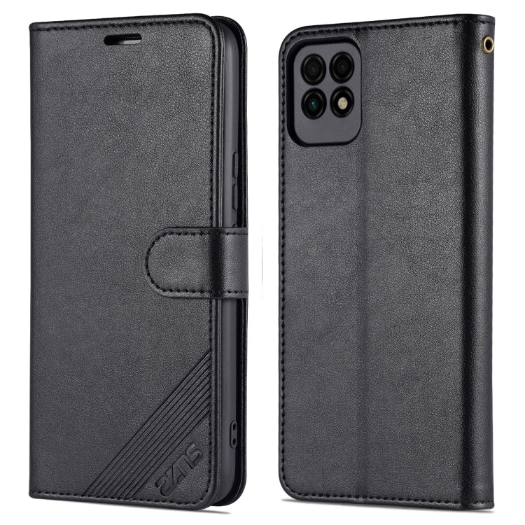 For Huawei Maimang 10 SE 5G AZNS Sheepskin Texture Horizontal Flip Leather Case with Holder & Card Slots & Wallet