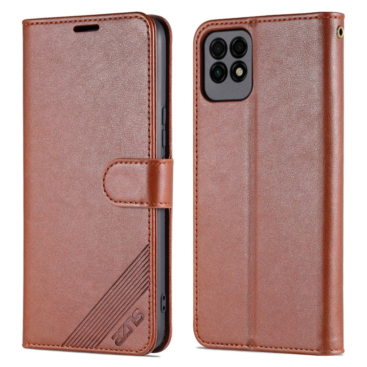 For Huawei Maimang 10 SE 5G AZNS Sheepskin Texture Horizontal Flip Leather Case with Holder & Card Slots & Wallet