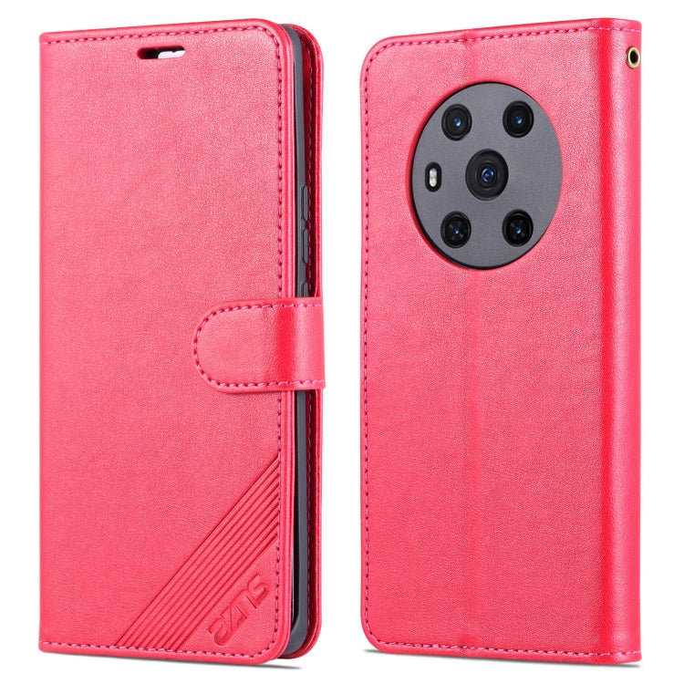For Honor Magic3 AZNS Sheepskin Texture Horizontal Flip Leather Case with Holder & Card Slots & Wallet