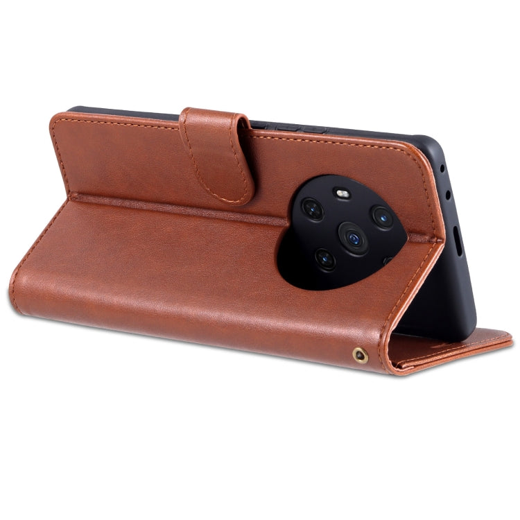 For Honor Magic3 AZNS Sheepskin Texture Horizontal Flip Leather Case with Holder & Card Slots & Wallet