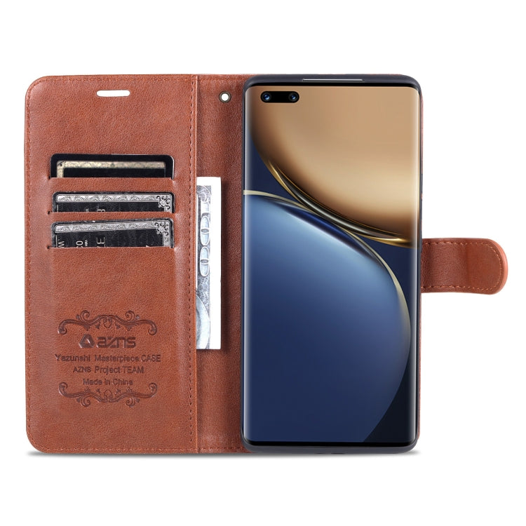 For Honor Magic3 AZNS Sheepskin Texture Horizontal Flip Leather Case with Holder & Card Slots & Wallet